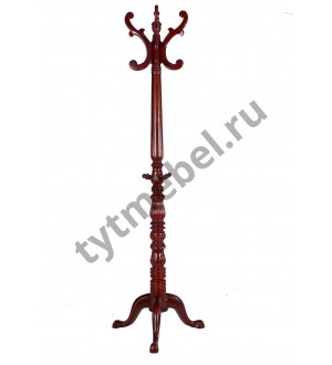 RC4008. Вешалка (массив красного дерева)  ANTIQUE (вишня), 50*50(183) см